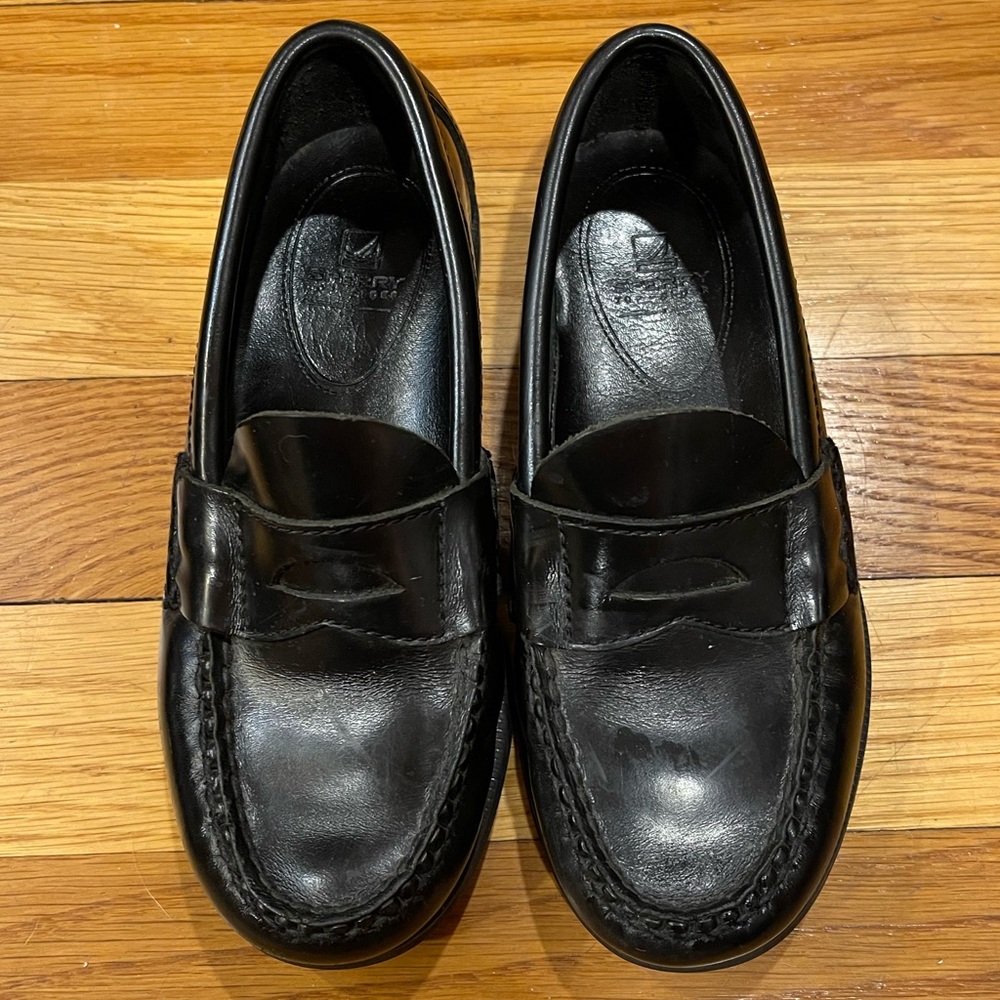 Sperry black dress shoes